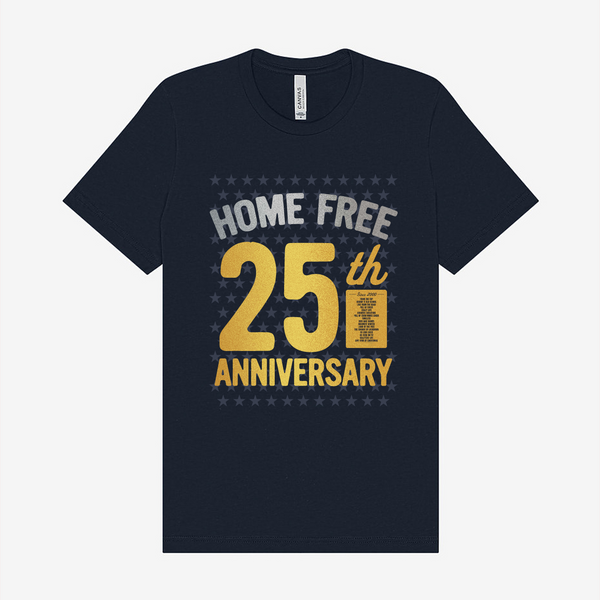 25th Anniversary Stars Shimmer Navy Shirt