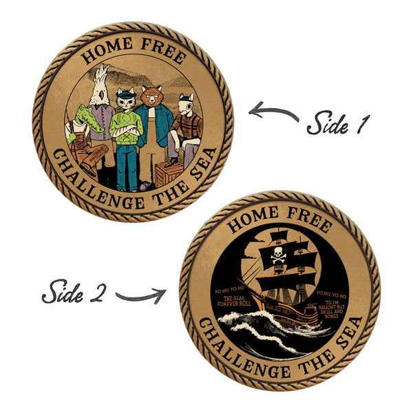 Challenge The Sea Limited Edition Challenge Coin