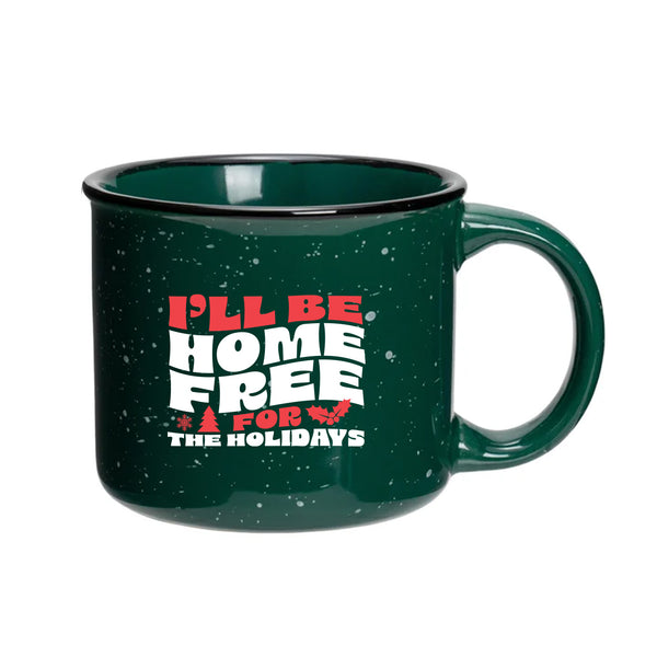 Home Free for the Holidays Campfire Mug