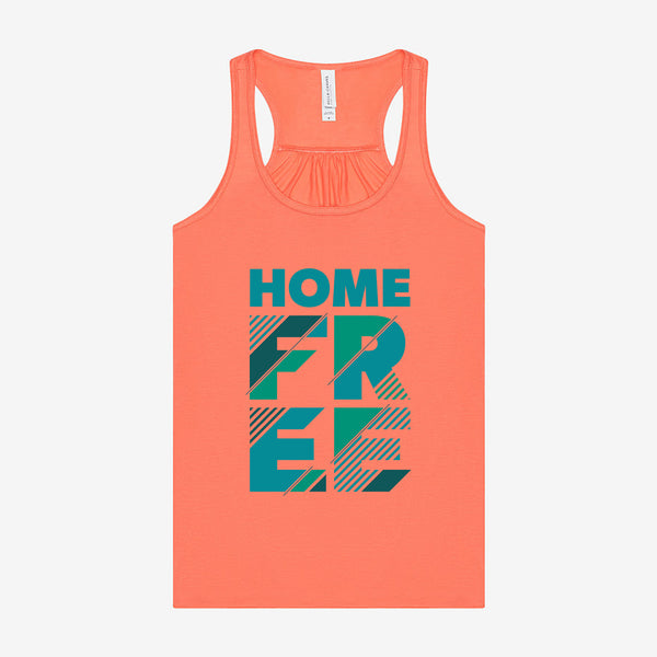 STACKED LOGO Tank Top (Coral)