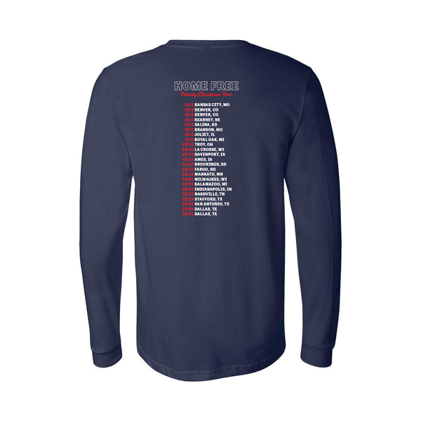 Family Christmas Tour Long Sleeve Tee (2022) | Store | Home Free Music